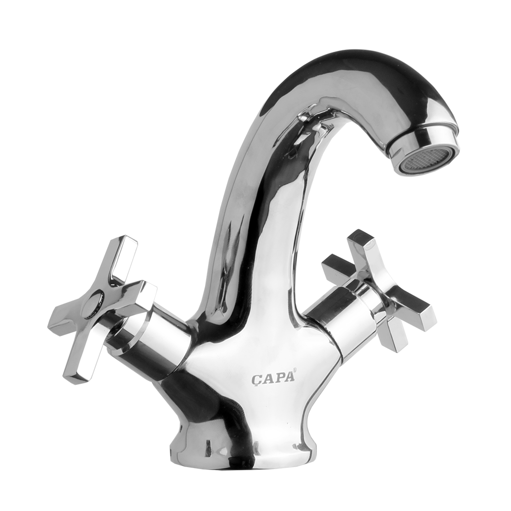 Köşegen Açkapa Sabit Kuğu Lavabo Batarya 4119